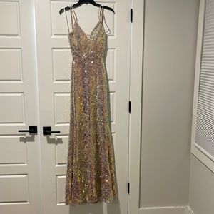 Sequin Mermaid Prom Dress